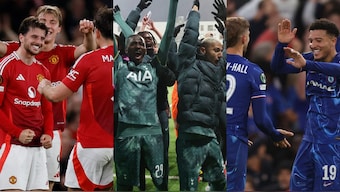 The Europa League and UEFA Conference League finals will have three English teams. Images: Reuters
