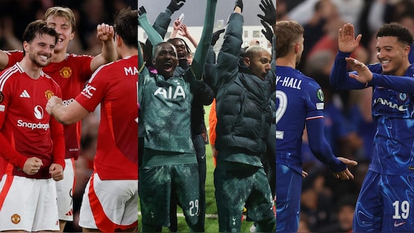 Manchester United face Tottenham for Europa League trophy as three English teams reach European finals Manchester United face Tottenham for Europa League trophy as three English teams reach European finals