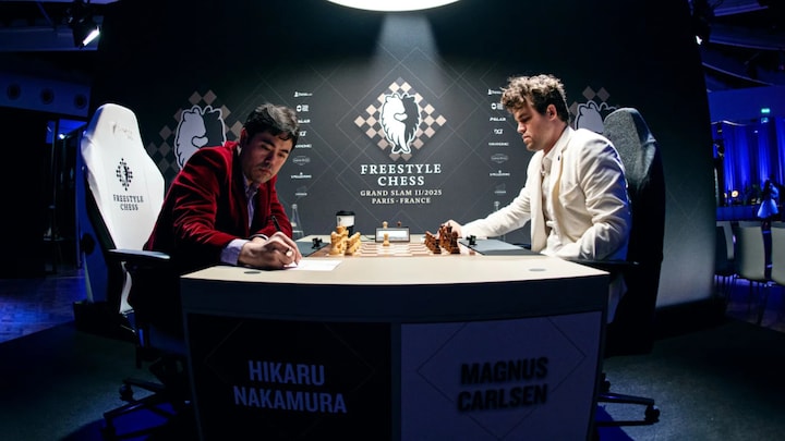 Magnus Carlsen reveals 'psychological' edge over Hikaru Nakamura after winning Paris Grand Slam Magnus Carlsen reveals 'psychological' edge over Hikaru Nakamura after winning Paris Grand Slam