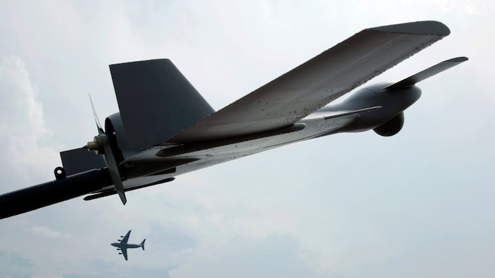 What are Harop drones that Pakistan claims India used in attacks near Karachi, Lahore?