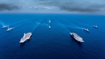 The President of India is the Supreme Commander of the Indian Navy. Image/IndianNavy The President of India is the Supreme Commander of the Indian Navy. Image/IndianNavy