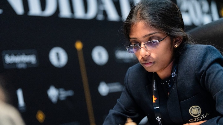 R Vaishali secures first win at FIDE Women’s Grand Prix Pune; Humpy vs Harika ends in draw